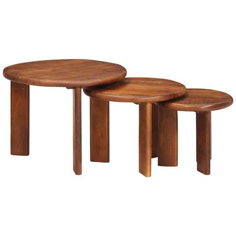 Tavoli da Caffè Nido 3 pcs Legno di mango massello - Foto 1