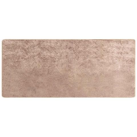 Runner Tappeto MARSA Sabbia 100 x 200 cm Poliestere e PVC - Foto 1