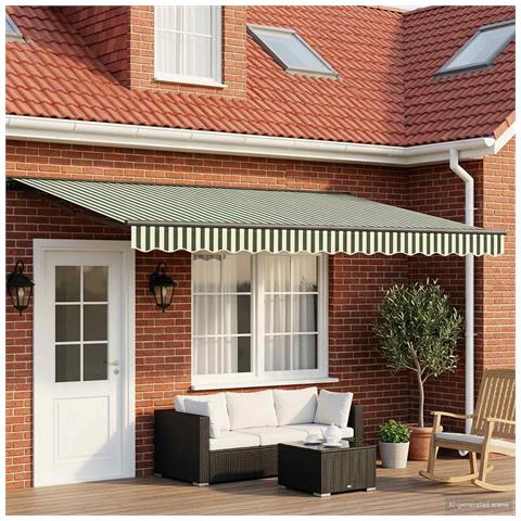 Cornice per Tenda Manuale con LED 5 x 3 m - Foto 2