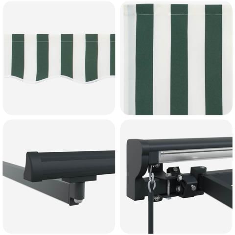 Cornice per Tenda Manuale con LED 5 x 3 m - Foto 8