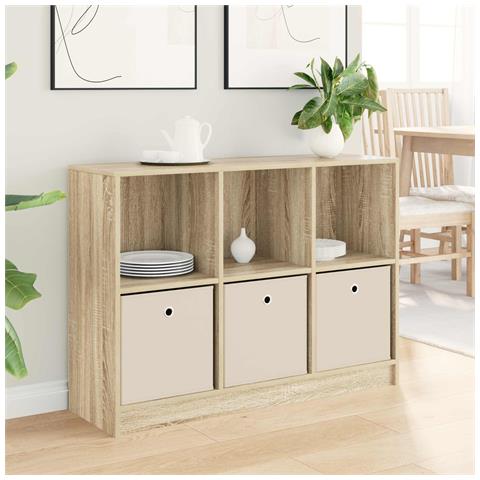 Credenza con cassetto Rovere Sonoma 102 x 32 x 73,5 cm - Foto 2