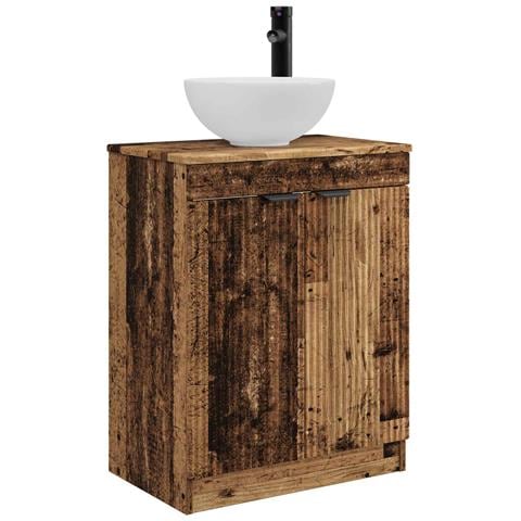 Mobile da bagno con lavabo Legno antico 54 x 35 x 83 cm - Foto 1