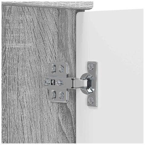 Set di mobili per il bagno Sonoma grigio 56 x 37,5 x 81 cm - Foto 9
