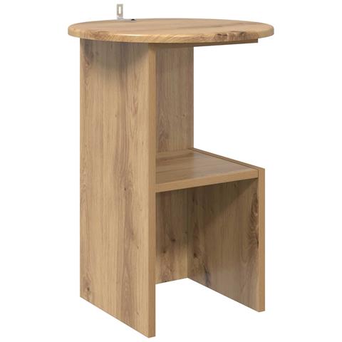 Tavolo laterale Rovere Artigianale Ø 39,5 x 55 cm - Foto 1