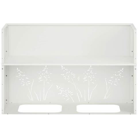 Vaso da giardino 2 pz Bianco 80 x 20 x 49 cm - Foto 9