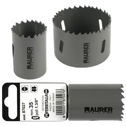 Fresa a Tazza Bimetallica Plus 114 mm per metalli, legno, alluminio, PVC - Foto 2