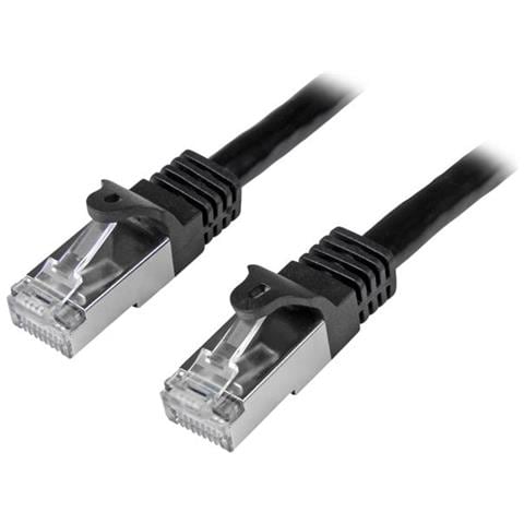Cavo di rete Cat6 Ethernet Gigabit - Cavo Patch RJ45 SFTP da 2 m - Nero - Foto 1