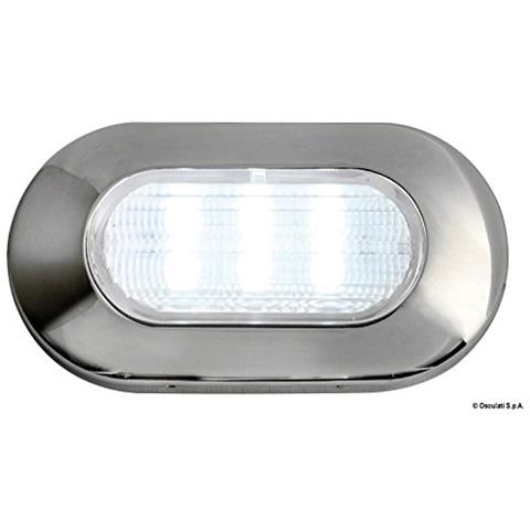 Luce di Cortesia Ovale 6 LED Blu - Foto 1