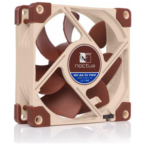 Noctua Nf-a8 5v Pwm Ventola Da 80mm Con Alimentazione A 5v E Controllo Pwm - Foto 2