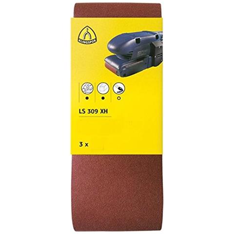 Nastro Abrasivo Per Levigatrice Nastro Con Una Sola Mano Nella Confezione Ls Self-service 309 Xh, 75 X 457 Mm, 6 Pezzi, Grana 120, 7138 - Foto 1