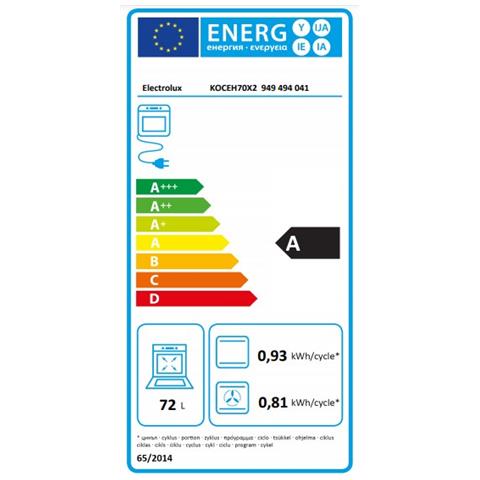 ELECTROLUX - Forno Elettrico da Incasso Serie 700 KOCEH70X2 Capacità 72 L  Multifunzione Ventilato Cottura a Vapore Potenza 2780 W Colore Acciaio Inox  - ePRICE