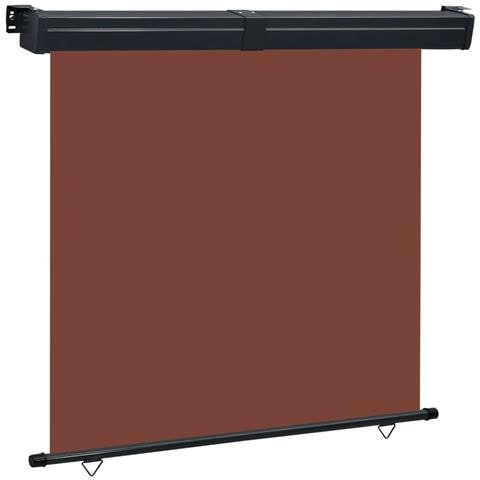 Tendalino Laterale per Balcone 165x250 cm Marrone - Foto 1
