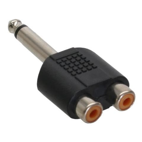 99339 6.3mm 2xCinch Nero cavo di interfaccia e adattatore - Foto 1