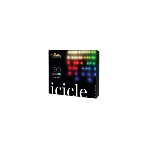 Luci Di Natale 190 Led Icicle Rgb Twinkly Multicolore - Foto 4