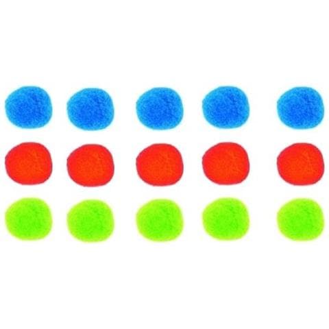 Palline Splash Blu / verde / rosso 15 Pezzi - Foto 1