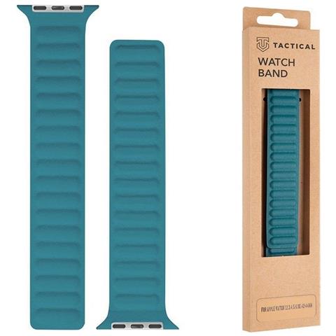 Cinturino 738 Originale Loop Leather Per Apple Watch 1-2-3-4-5-6-7-se 42 44 45mm Green - Foto 1