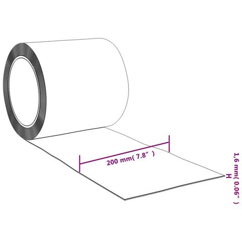 Tenda per Porte Trasparente 200 mm x 1,6 mm 50 m in PVC - Foto 10