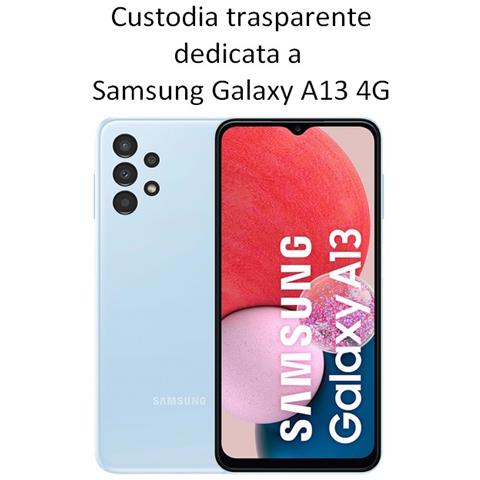 Ultra Slim Custodia Tpu Silicone 0,3mm Cover Case Per Samsung Galaxy A13 4g Lte Trasparente - Foto 2