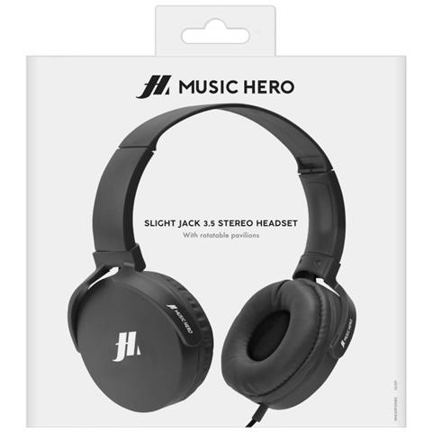 MHEADPHONEK cuffia e auricolare Cablato A Padiglione Musica e Chiamate Nero - Foto 3