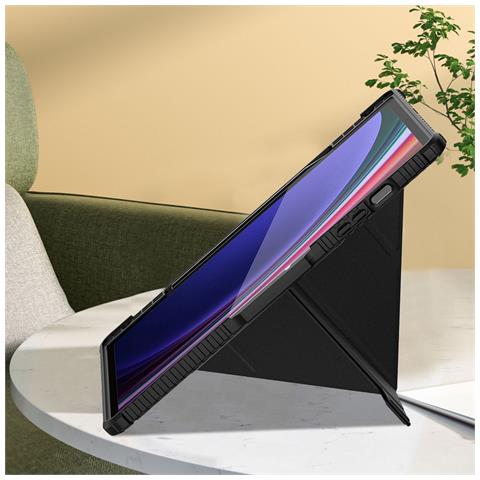 Custodia Per Galaxy Tab S9 Ultra / S10 Ultra Bumper Pro Con Copertura Della Fotocamera, Nero - Foto 2