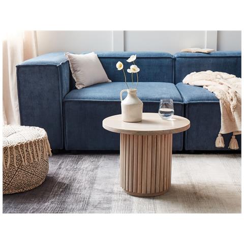 Tavolino Da Caffè Lemont Legno Di Mango Marrone Chiaro - Foto 1