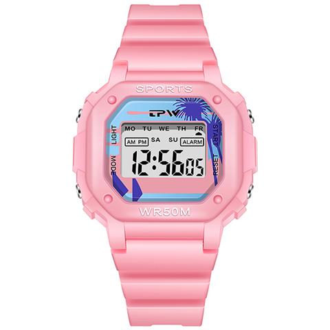 Orologio Per Bambini Impermeabile Display Digitale Modello Timex, Rosa - Foto 1