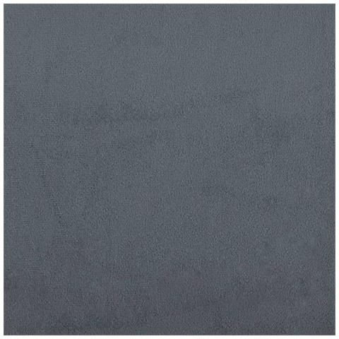 Poltrona Reclinante Massaggio Poggiapiedi Grigio Scuro Velluto - Foto 2