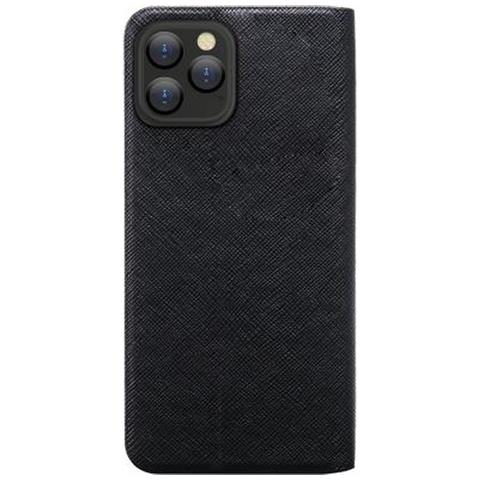 Custodia Protettiva Folio Per Iphone 12 Pro Max, Nero - Foto 4