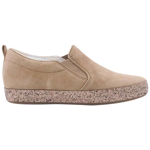 Scarpe Slip-on Da Donna In Pelle Marrone 37 - Foto 1