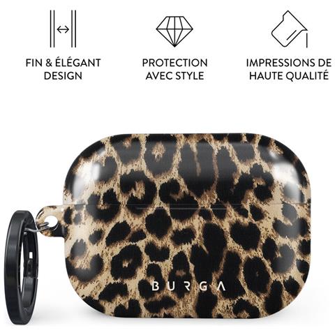 Custodia Per Airpods 2 Modello Player Antigraffio, Léopard - Foto 5
