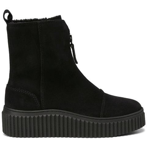 Mo.biancan38b Booties Stivaletti Pelle Scamosciata /nabuk Scarpe Donna Nero Eu 36, 410-16066007-300 990 - Foto 1