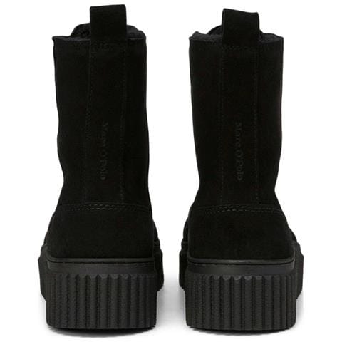 Mo.biancan38b Booties Stivaletti Pelle Scamosciata /nabuk Scarpe Donna Nero Eu 36, 410-16066007-300 990 - Foto 3