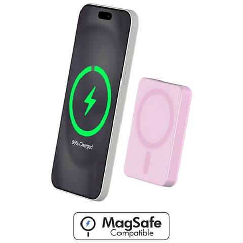 Powerbank Magsafe 5000mah Mini Formato 15w Usb-c, Rosa - Foto 2