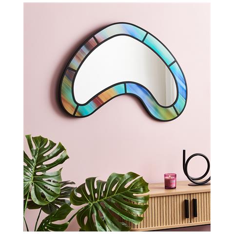 Specchio Bouvron 80 Cm 60 Cm Multicolore - Foto 1