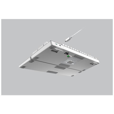 Pro Type Ultra tastiera Ufficio USB + RF Wireless + Bluetooth QWERTY Inglese US Argento, Bianco - Foto 2