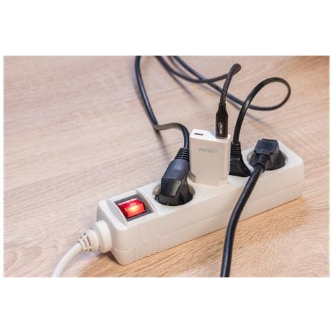Caricatore di alimentazione USB Dual USB-C, PD, PPS, 30W, bianco - Foto 6