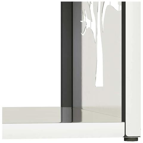 Rastrelliera per Legna da Ardere 40x40x40 cm in Acciaio Inox - Foto 10