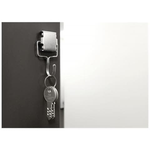 Magnetoplan 16667 Gancio Di Stoccaggio Domestico Interno Gancio Universale Acciaio Satinato 1 Pezzo(i) - Foto 2