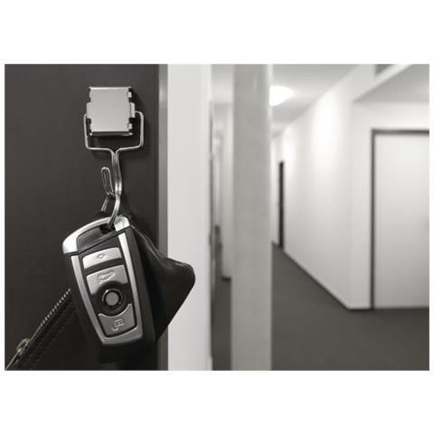 Magnetoplan 16667 Gancio Di Stoccaggio Domestico Interno Gancio Universale Acciaio Satinato 1 Pezzo(i) - Foto 3
