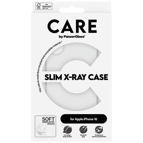 CARE by PG TP X-Ray Soft B iPhone16 6.1 custodia per cellulare Cover Trasparente - Foto 4