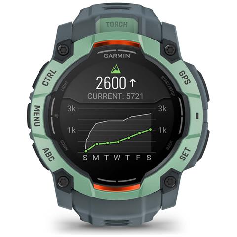 Instinct 3 AMOLED 3,3 cm (1.3") 50 mm Digitale 416 x 416 Pixel Touch screen Verde GPS (satellitare) - Foto 10