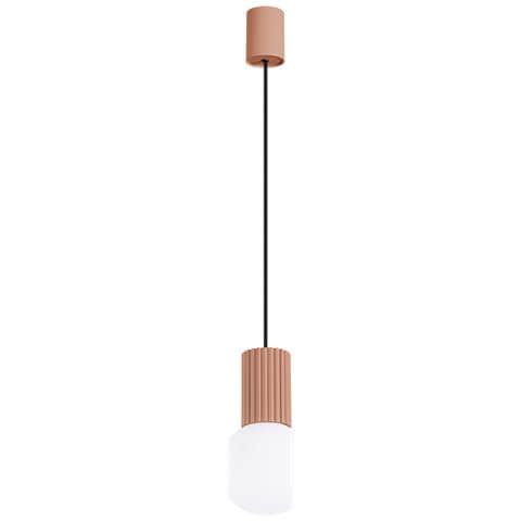 Sollux Lighting Lampada A Sospensione Halo 1 Moka Sl.1734 - Moderno Lampada A Sospensione Moka 120x12x12 Cm - Foto 1