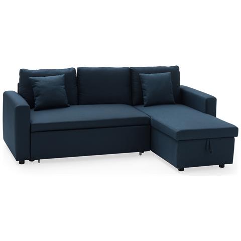 Clarkdivano Letto Angolare A 3 Posti Blu - Foto 1