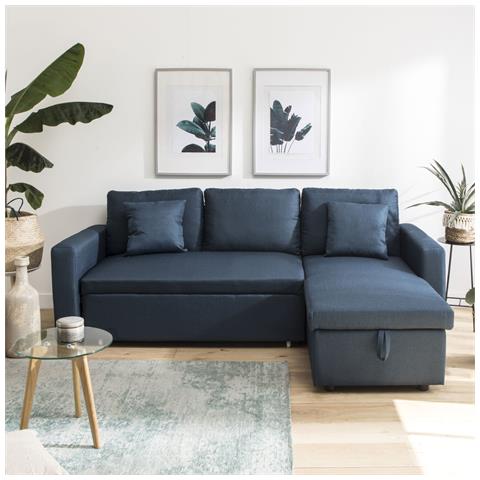 Clarkdivano Letto Angolare A 3 Posti Blu - Foto 6