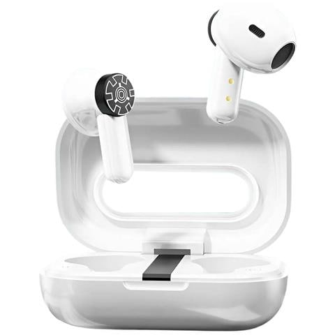 Cuffie Tws Wireless Bluetooth 5.2 Vanguard Con Custodia Di Ricarica, Bianco / Nero - Foto 1