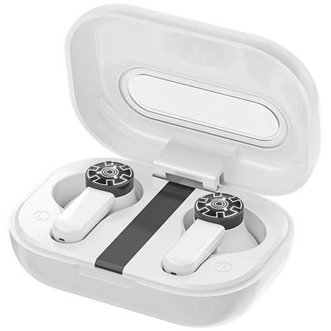 Cuffie Tws Wireless Bluetooth 5.2 Vanguard Con Custodia Di Ricarica, Bianco / Nero - Foto 5