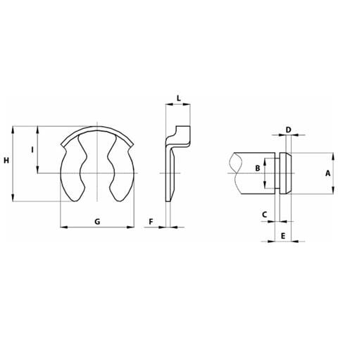 Molla Per Perno Ø 16mm L= 7,8mm Confezione Da 25 Pezzi - Foto 2