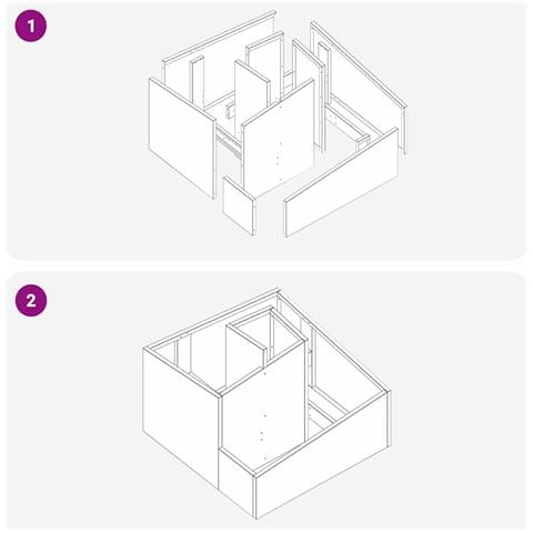 Vaso da giardino Bianco 60 x 60 x 50 cm Acciaio - Foto 9
