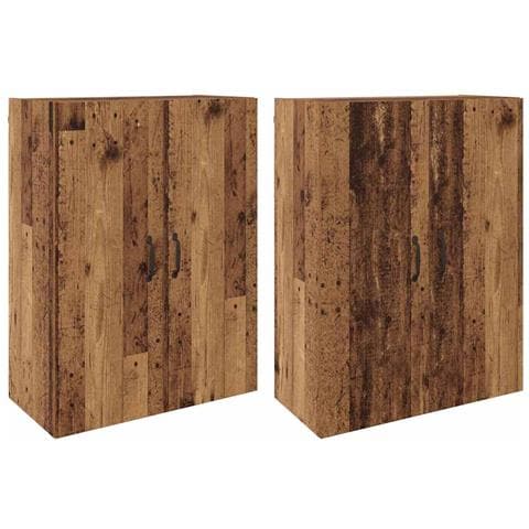 Armadi da Muro 2 pcs Legno vecchio 69.5 x 34 x 90 cm - Foto 1