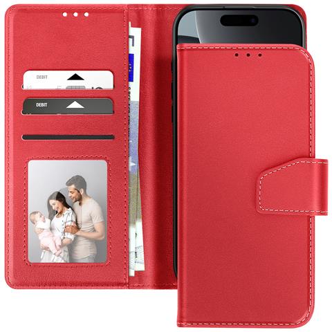 Custodia A Portafoglio Per Iphone 16 Pro Max In Pelle Premium Con Funzione Stand - Foto 2